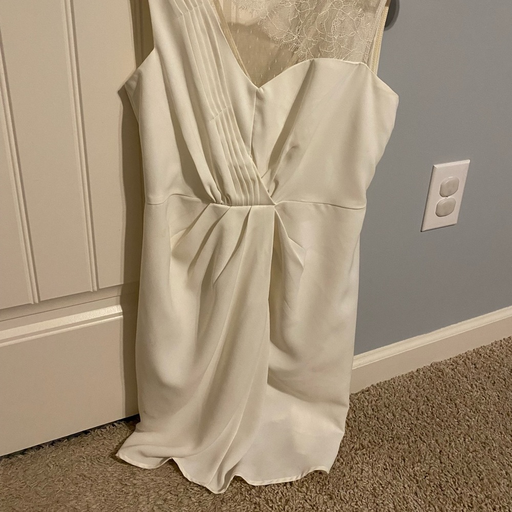 Women’s white formal dress